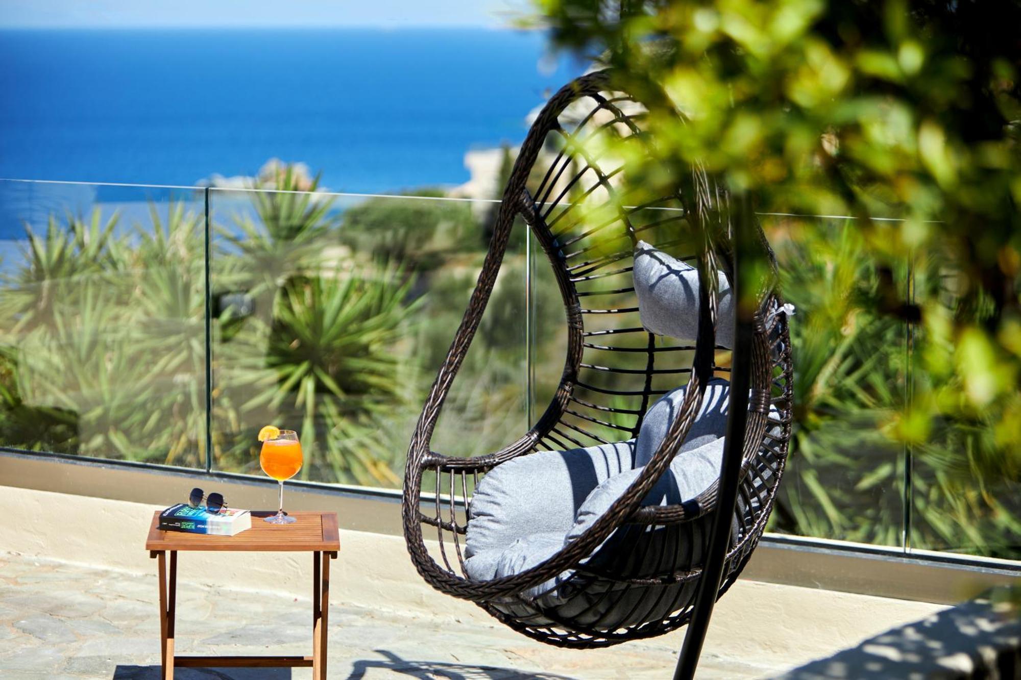 Spacious Villa With Private Eco-Pool And Panoramic Sea View Agia Pelagia  Exterior foto