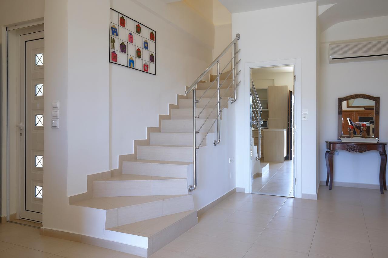 Spacious Villa With Private Eco-Pool And Panoramic Sea View Agia Pelagia  Exterior foto